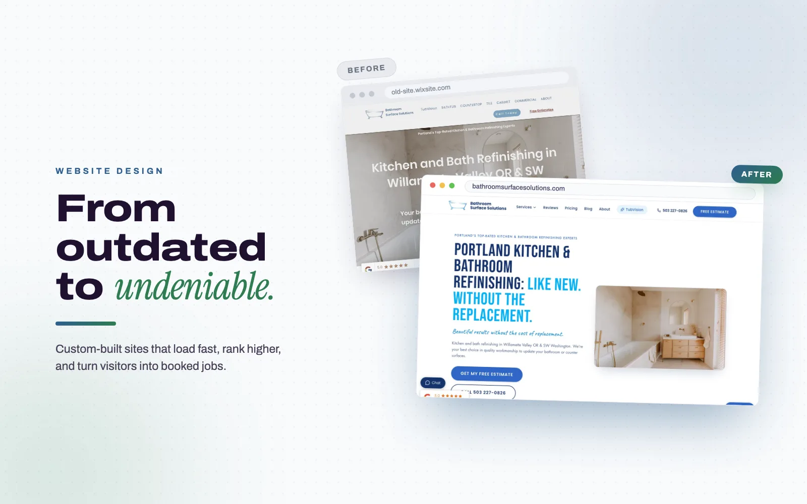 Website Design, Branding & Revamps service illustration