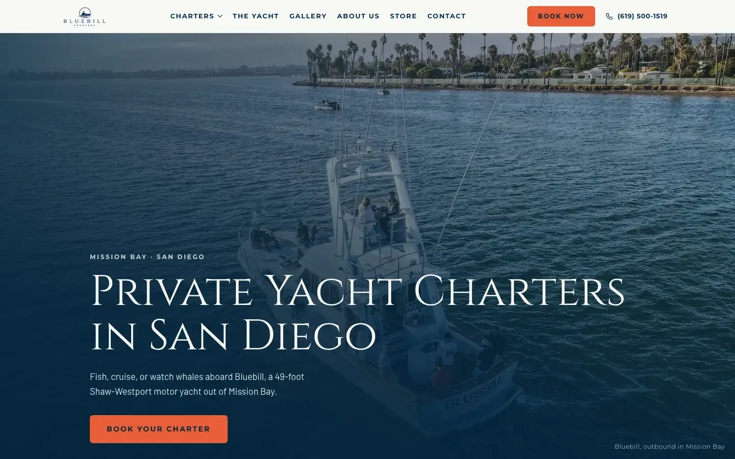 Bluebill Charters: the website Agentic PNW built